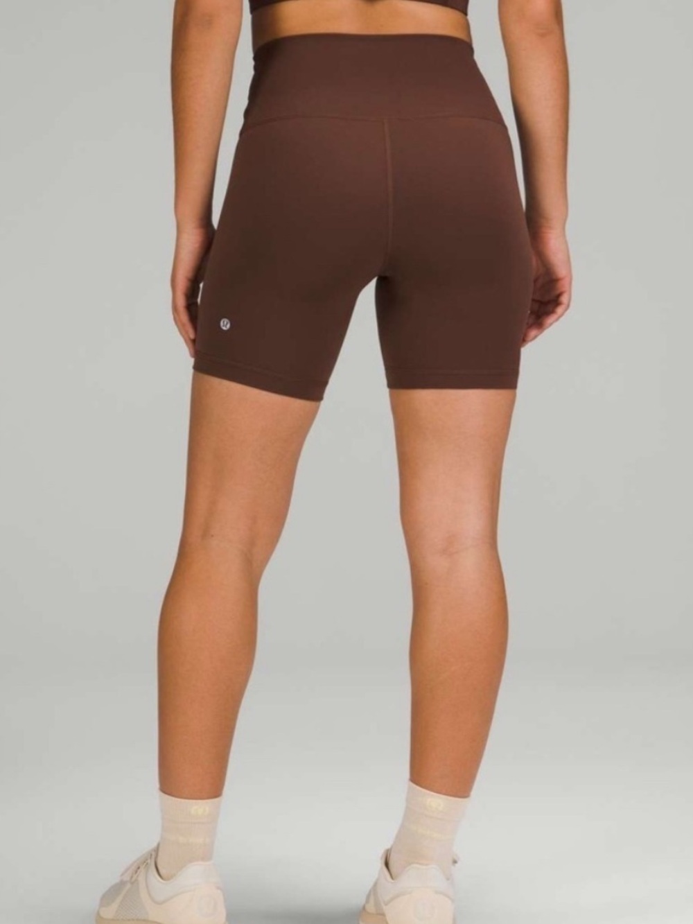 lululemon athletica Brown High-Rise Athletic Bike Shorts - Picture 2 of 6